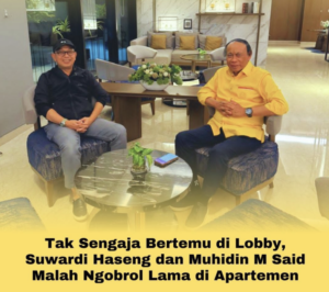 Tak Sengaja Bertemu di Lobby, Suwardi Haseng dan Muhidin M Said Malah Ngobrol Lama di Apartemen